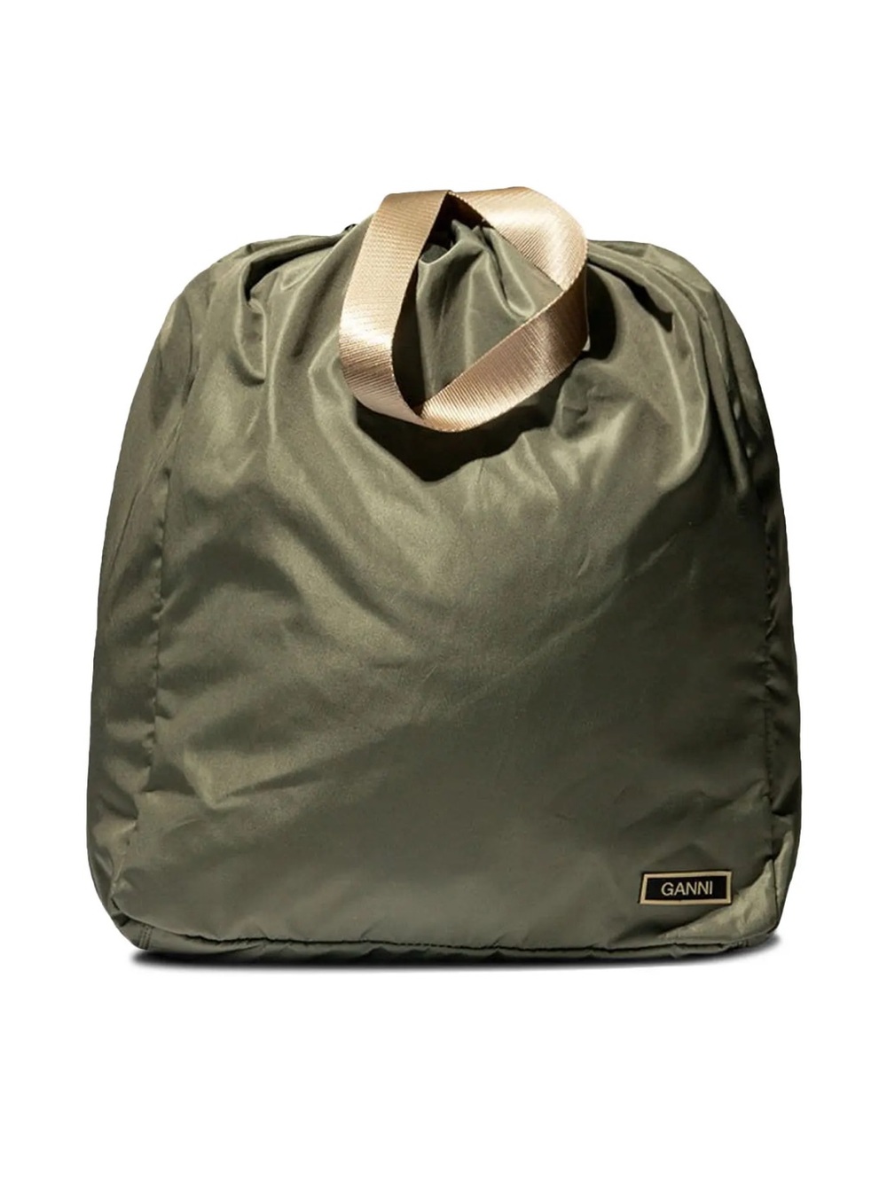 Ganni Tech Drawstring bag in Kalamata